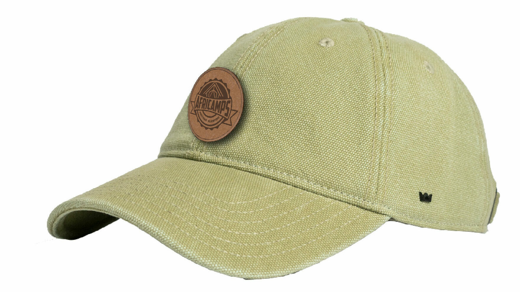africamps boutique glamping merchandise adult uflex cap washed olive